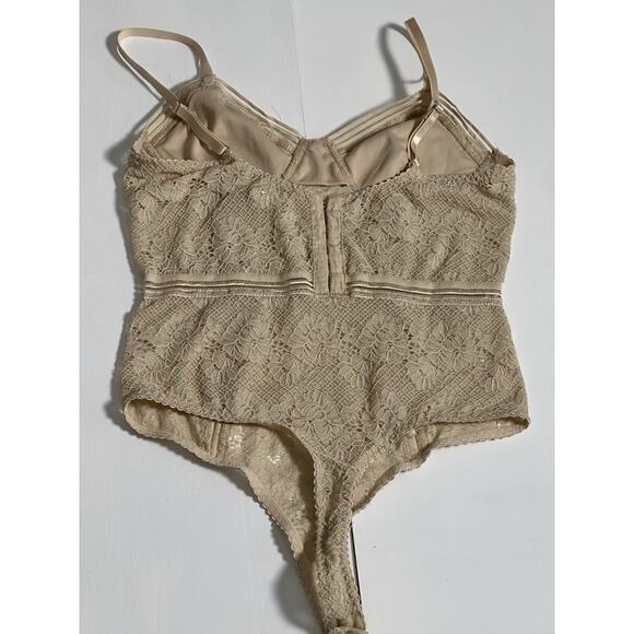 Honey Punch Women’s Teddy Bodysuit Shaper One Piece (S) Beige - Picture 16 of 16
